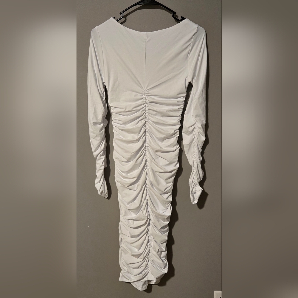 Ruched Bodycon Midi Dress #672 NWOT - Picture 2 of 12